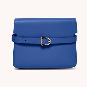 BRAND NEW Senreve Cavailla Satchel Bag in Azure Blue Leather